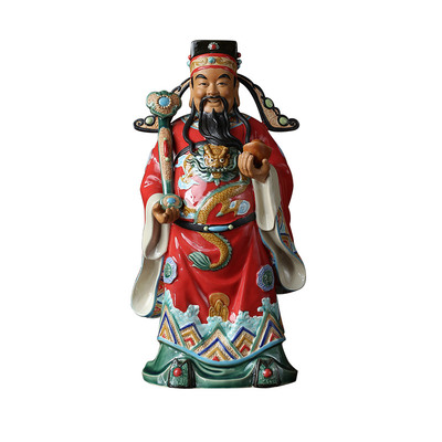 佛像办公室开业玄关中式风财神爷