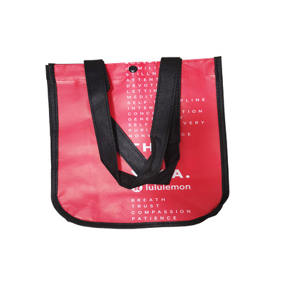 五个lululemon购物袋欧美无纺布