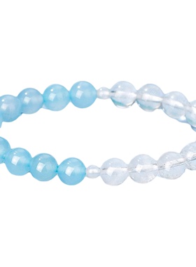 【天然水晶】海蓝宝手链女新款