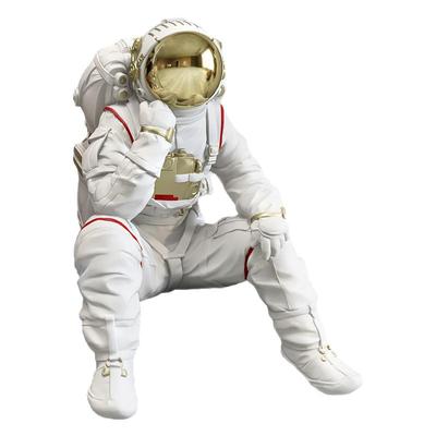 高级感坐姿宇航员电视柜地台摆件