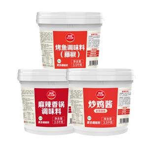 草原红太阳香辣烤鱼炒鸡酱调味酱
