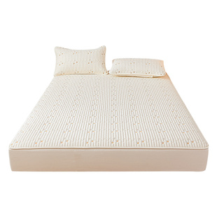 A类夹棉床笠三件套儿童防水隔尿床罩单件席梦思床垫保护套防尘罩