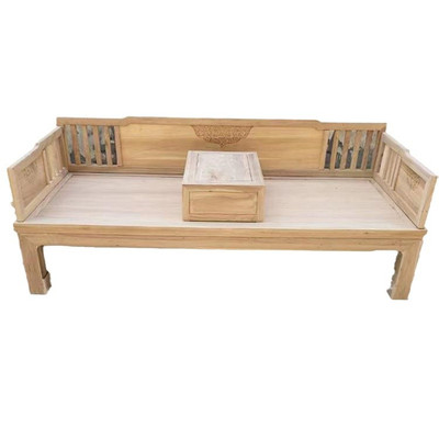 新中式罗汉床榻北榆木休闲午休