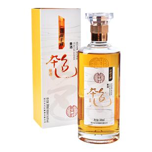 正宗女儿红黄酒谷雨丰藏无焦糖色本色原酒500ML瓶花雕酒礼盒装