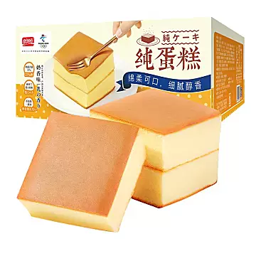 盼盼纯蛋糕鸡蛋糕整箱720g(约19个）