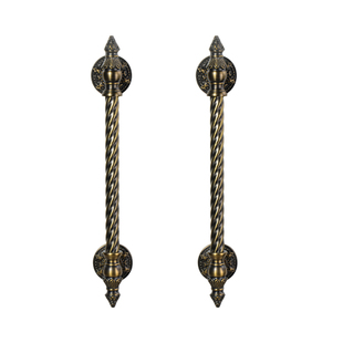 萨曼利雅铜门把手欧式全铜玻璃门进户门木门铝合金门中拉手HK1108