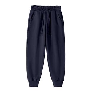 班尼路SK系列藏青色卫裤男款春季初高中生运动裤大码百搭休闲裤A