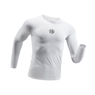 维动龙珠联名长袖紧身衣男篮球训练健身服跑步运动上衣打底秋冬季