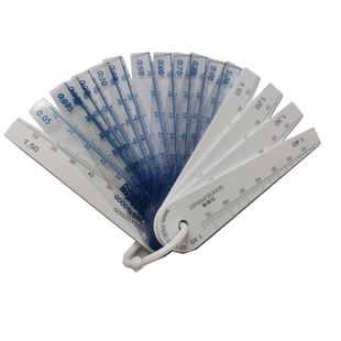 三角间隙尺0-15mm不锈钢孔径尺 间隙尺套装  孔径规700A 1-15mm