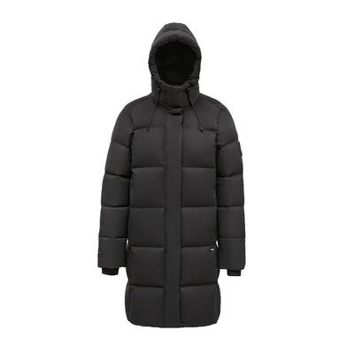 君羽800蓬白鹅绒女中长款加厚