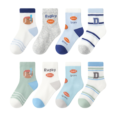 小龙人无骨抗菌春夏薄款男童棉袜