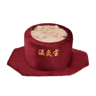 无烟艾灸盒实木腰腹部肩背五针温灸宝悬灸器八髎灸专用隔姜灸家用