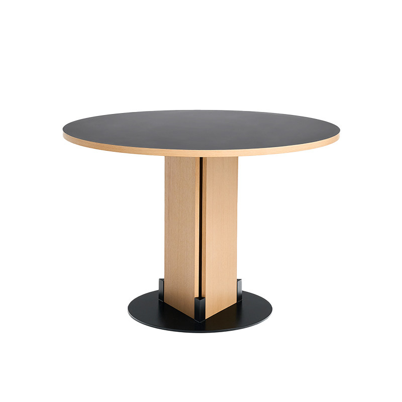 间则Side by Side Table 设计师简约家用小户型纳米板黑色餐桌