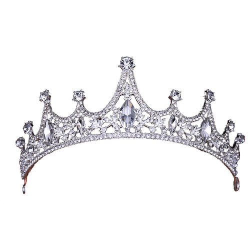 儿童皇冠头饰公主女童发夹发饰发箍王冠生日礼物幼儿园表演主持人