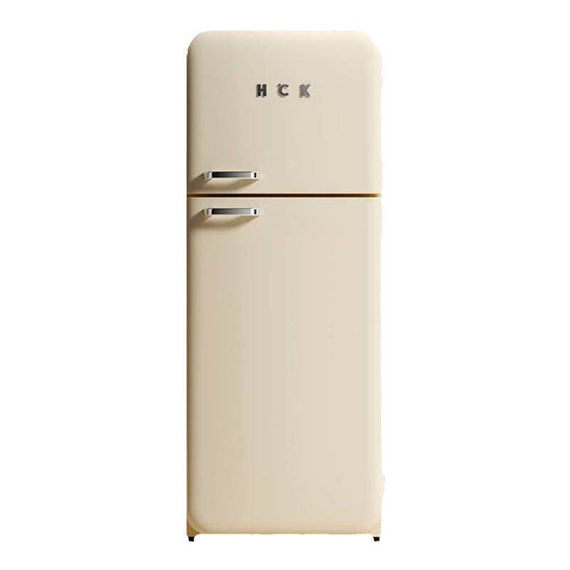 HCK哈士奇 BC-192RS-S官翻机双门家用冰箱复古简约大容量无霜冰箱