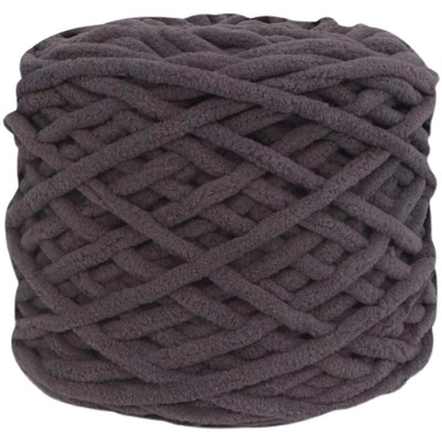 3.3两小冰条粗毛线勾拖鞋手工diy