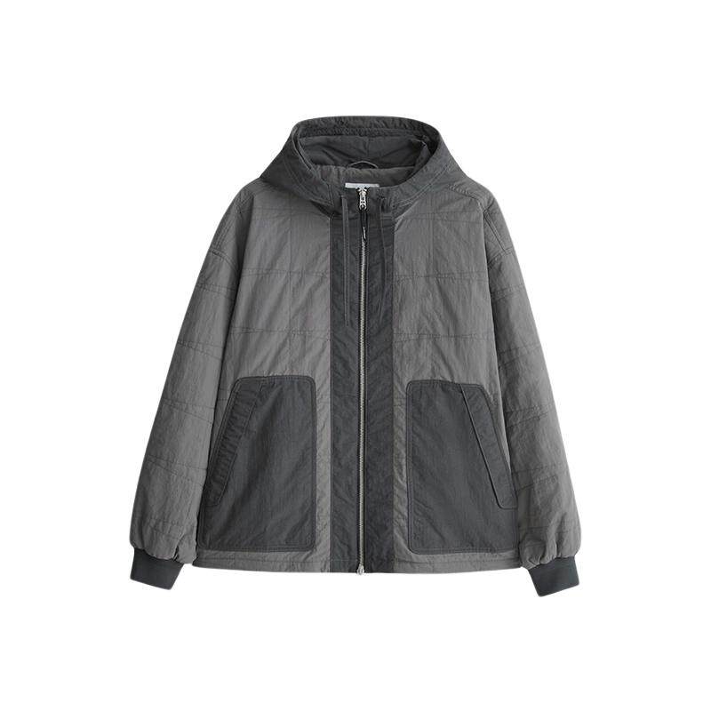 百搭连帽户外棉服外套