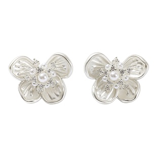 畹町清新花朵耳钉女轻奢高级感气质大气显脸小耳饰耳环送女友礼物