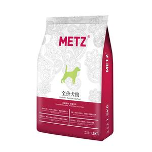 METZ玫斯发酵生鲜肉挑嘴美毛亮毛宠物狗粮1.5kg成幼犬通用狗粮3斤