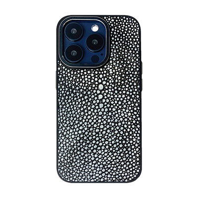 真皮头层牛皮双色时尚苹果手机壳