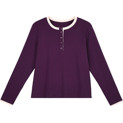 正肩圆领正肩T恤女可外穿打底衫