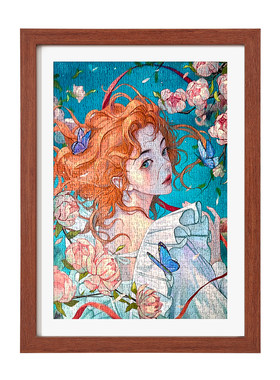 木质拼图框42*30cm|超6000次加购