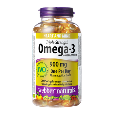 伟博3倍浓缩omega3深海鱼油200粒