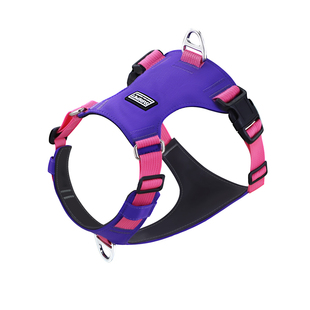 狗狗牵引绳背心式中小型犬大型金毛专用新款透气防挣脱胸背