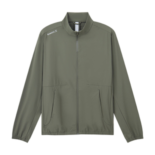 bossini堡狮龙2025春新款男士防风透气骑行运动立领外套风衣男