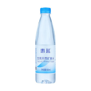 惠蓝天然饮用矿泉水500ml*24瓶弱碱性饮用水大瓶装整箱国标GB8537
