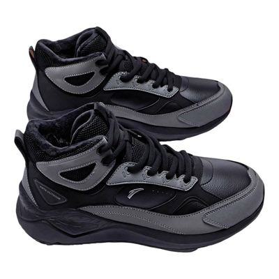 安踏运动鞋男款雪地靴厚底休闲鞋