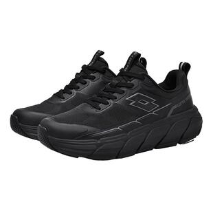 乐途男鞋运动鞋男夏季新款黑色休闲网面专业竞速青少年碳板跑步鞋