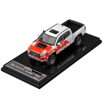 GCD 1:64丰田TACOMA塔科玛皮卡越野车模型涂鸦合金小汽车收藏摆件