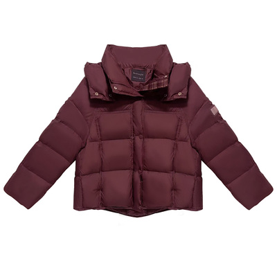 iammix27短款连帽羽绒服外套