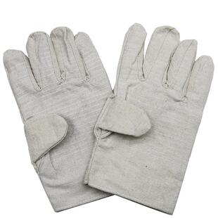 双层全衬24道线帆布手套机械电焊工耐磨加厚工作劳保防护用品厂家