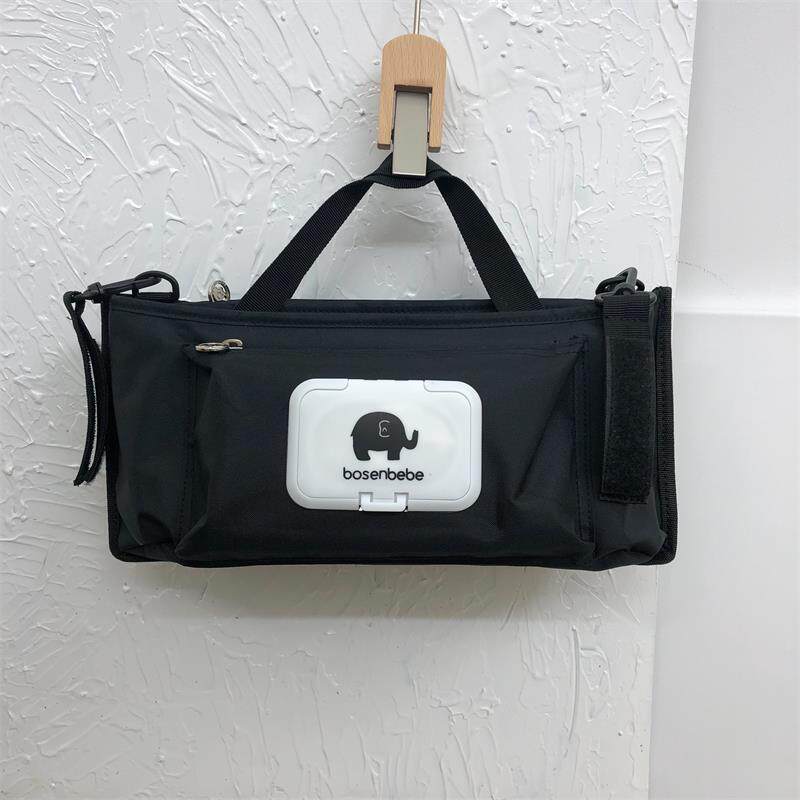 遛娃神器置物袋婴儿手推车多功能四季通用网布收纳袋大容量挂包