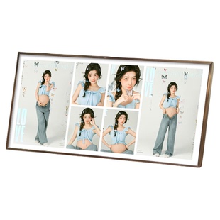 孕妇照片定制相框摆台洗婴儿童成长相片做相册婚纱打印加相框挂墙