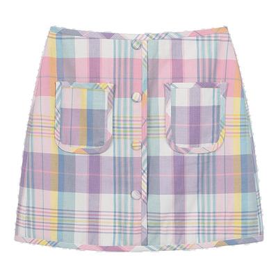 北欧时刻马卡龙色百搭下裙时尚