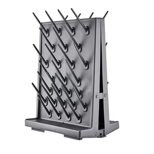 实验室滴水架PP单双面可调54棒烧杯架沥水化验室器皿凉干架高密度