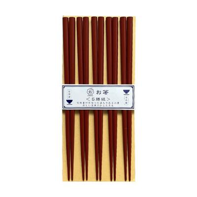 日本进口天然木防滑筷子