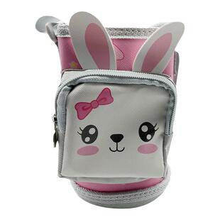 儿童保温杯套零钱包书包斜挎水壶套子带口袋印花刺绣防摔套配件