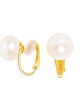 耳夹女无耳洞耳饰经典大珍珠12mm