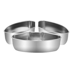 德国316不锈钢分隔扇形蒸盘蒸格电饭煲蒸米饭菜神器家用通用蒸碗