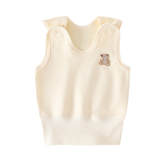 婴儿背心护肚宝宝纯棉A类内穿打底坎肩男女宝宝马甲新生儿吊带