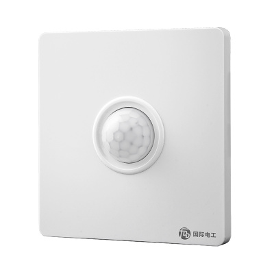 86型声控加人体感应开关智能语音控制LED灯楼道延时红外线传感器