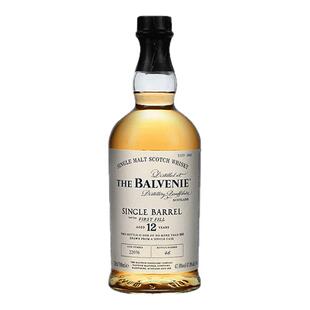 Balvenie/百富12年单桶700ML 苏格兰单一麦芽威士忌 海外进口洋酒