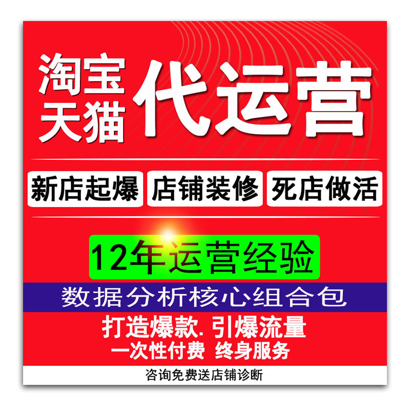 天猫店淘宝代运营店铺托管整店淘宝运营电商培训阿里巴巴网店运营