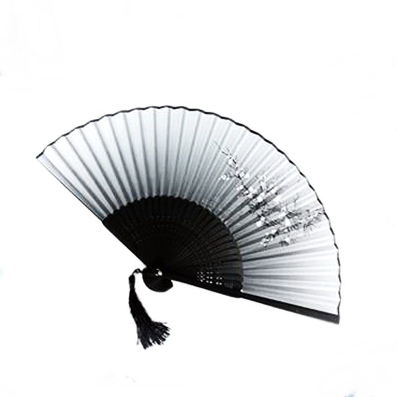 扇子折扇夏季中国风女士古典复古手绘丝绸扇竹质工艺品礼品扇包邮