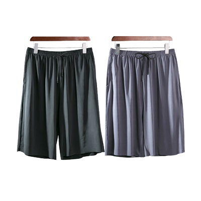 睡裤男士冰丝短裤夏季薄款