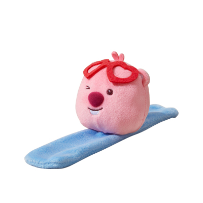 礼物zanmang loopy啪啪圈手环小海狸玩偶毛绒玩具公仔手环周边